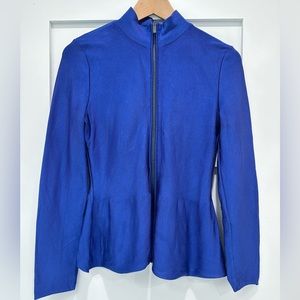 ARMANI COLLEZIONI Peplum Zip Up Top Sz.6